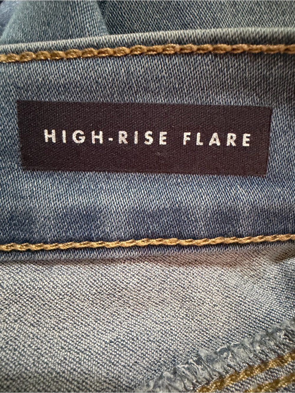 Curve Appeal High Rise Flare Jeans Women’s Size 8/29 Light Wash Stretch Denim - Picture 6 of 7